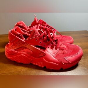 Nike Air Huarache "Triple Red" (also known as "Varsity Red") - Men’s size 8.5.